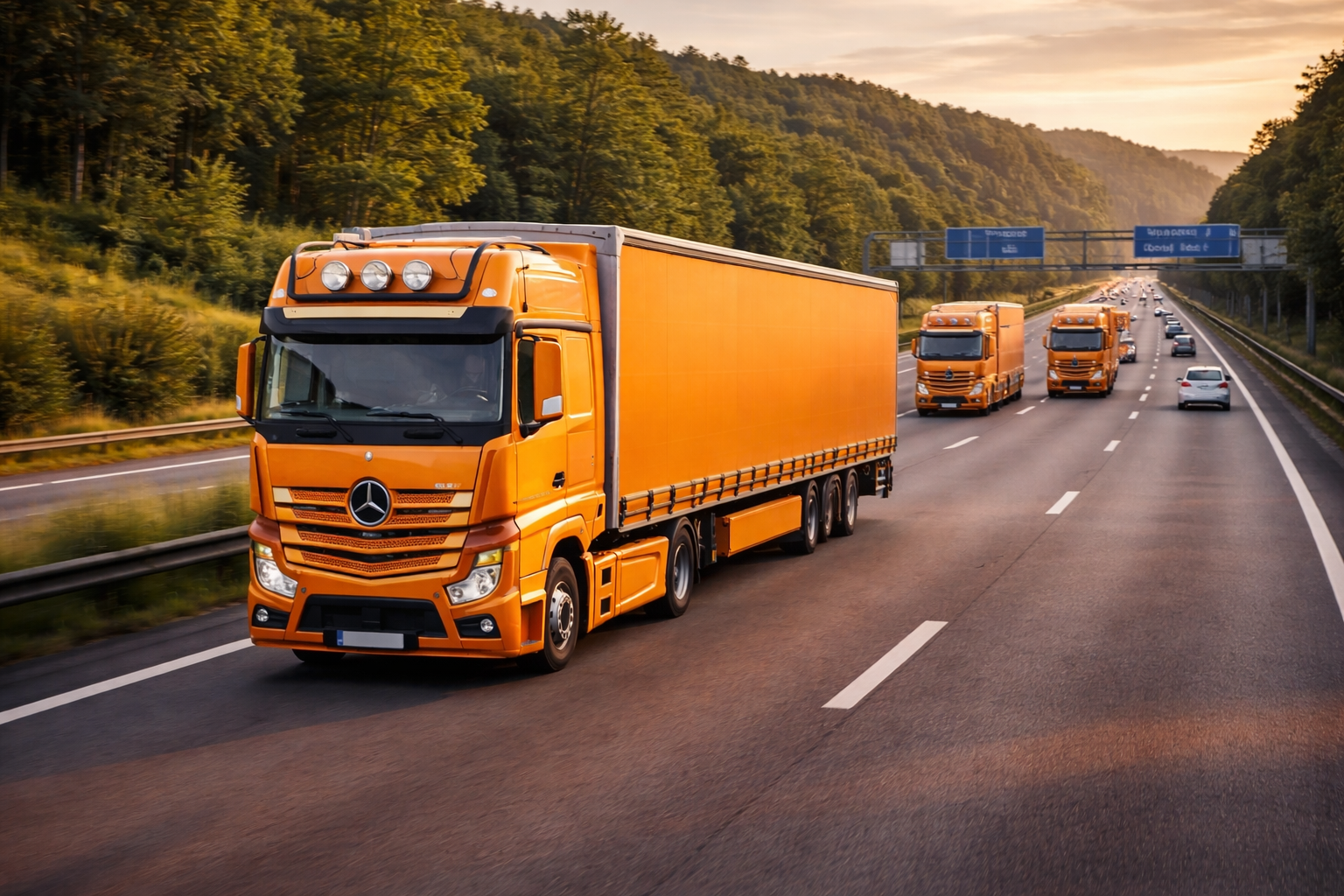 Lkw bei der Beladung